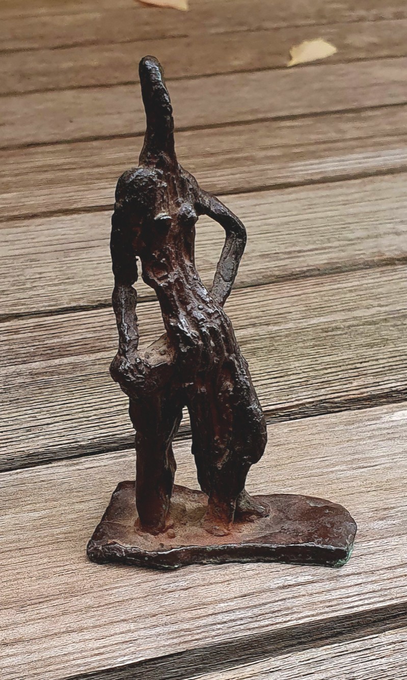 Figurine I,  stützend Skizze 3